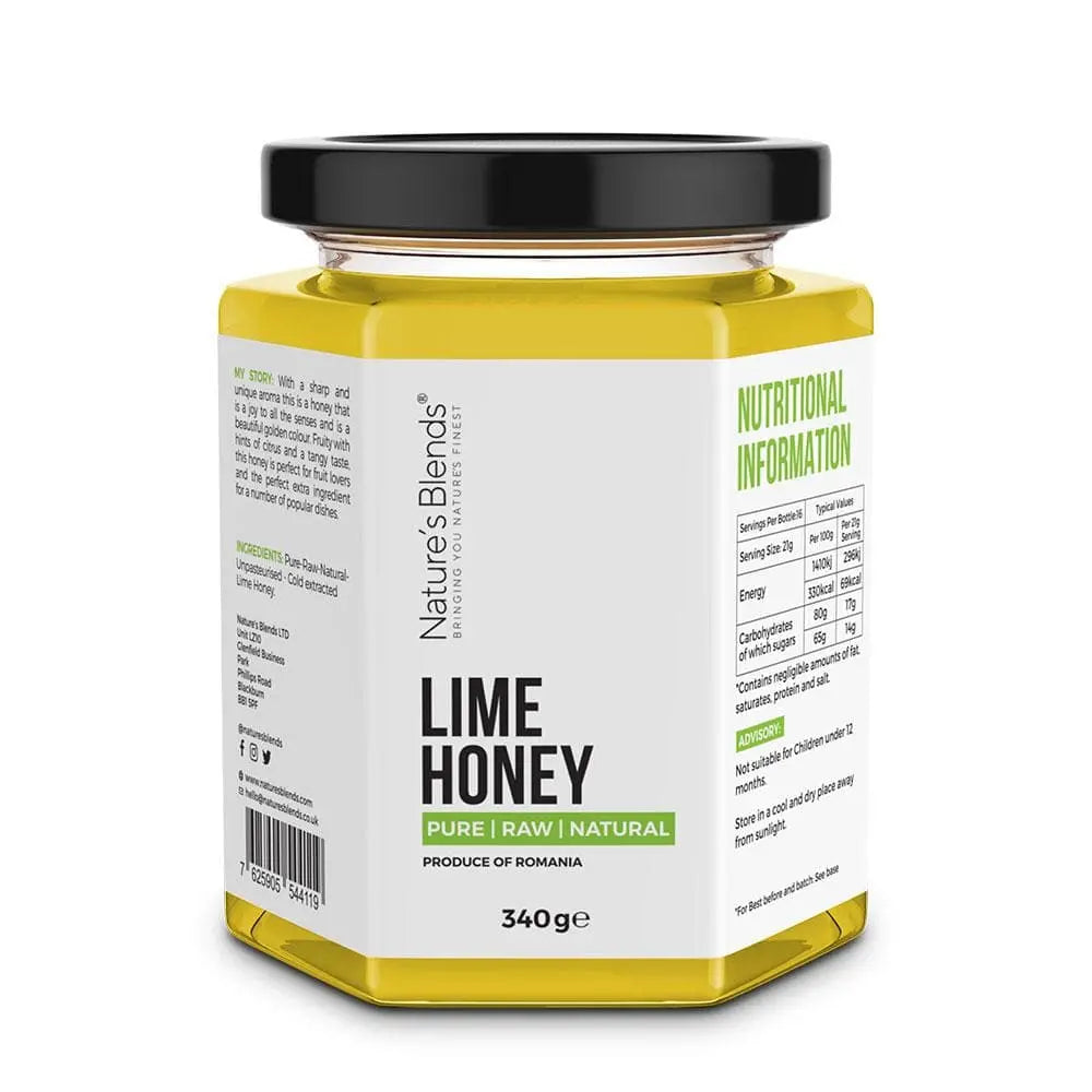 Nature blends best pure lime honey
