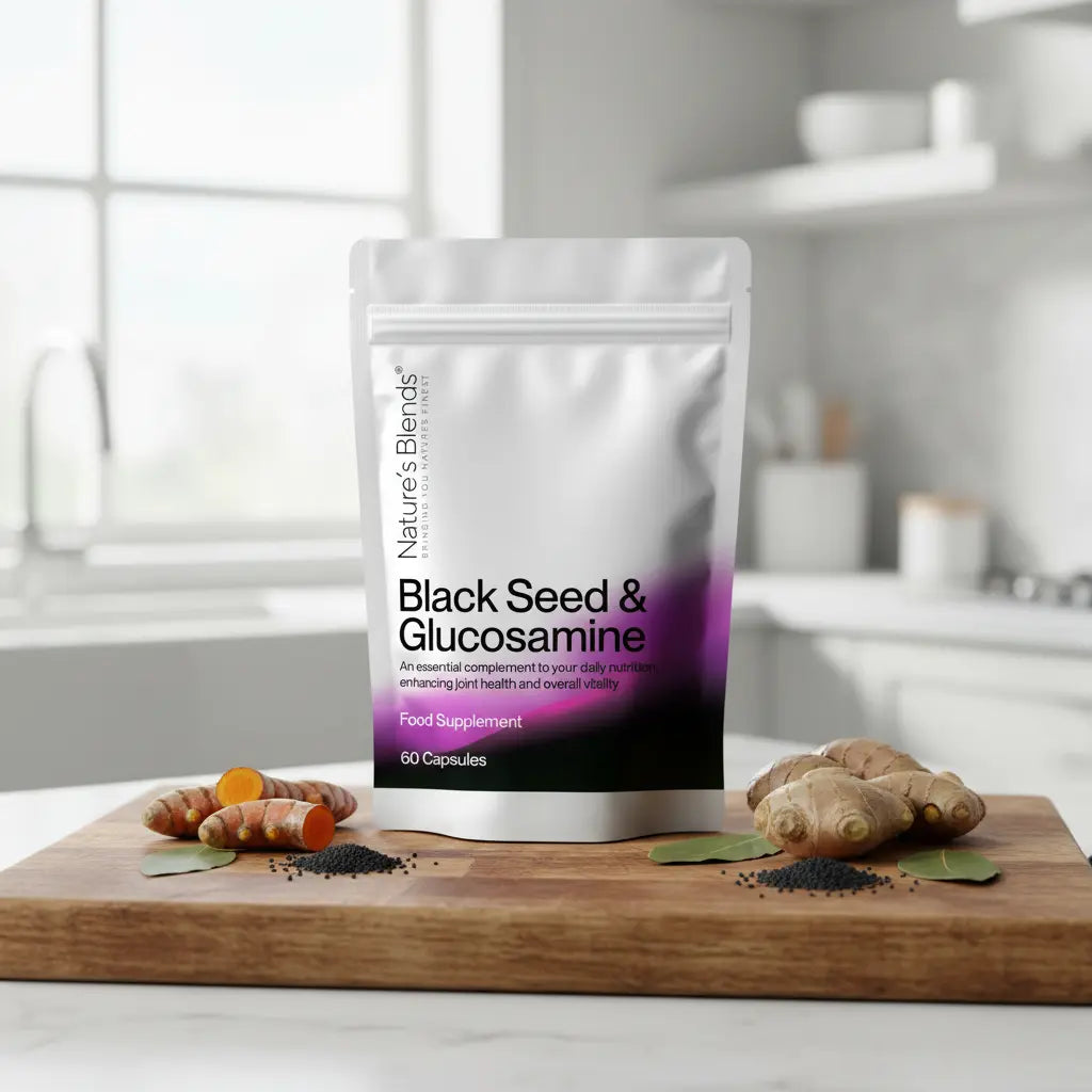 Kitchen Wellness Style
Black Seed Oil & Natural Glucosamine Capsules, 1 Pack