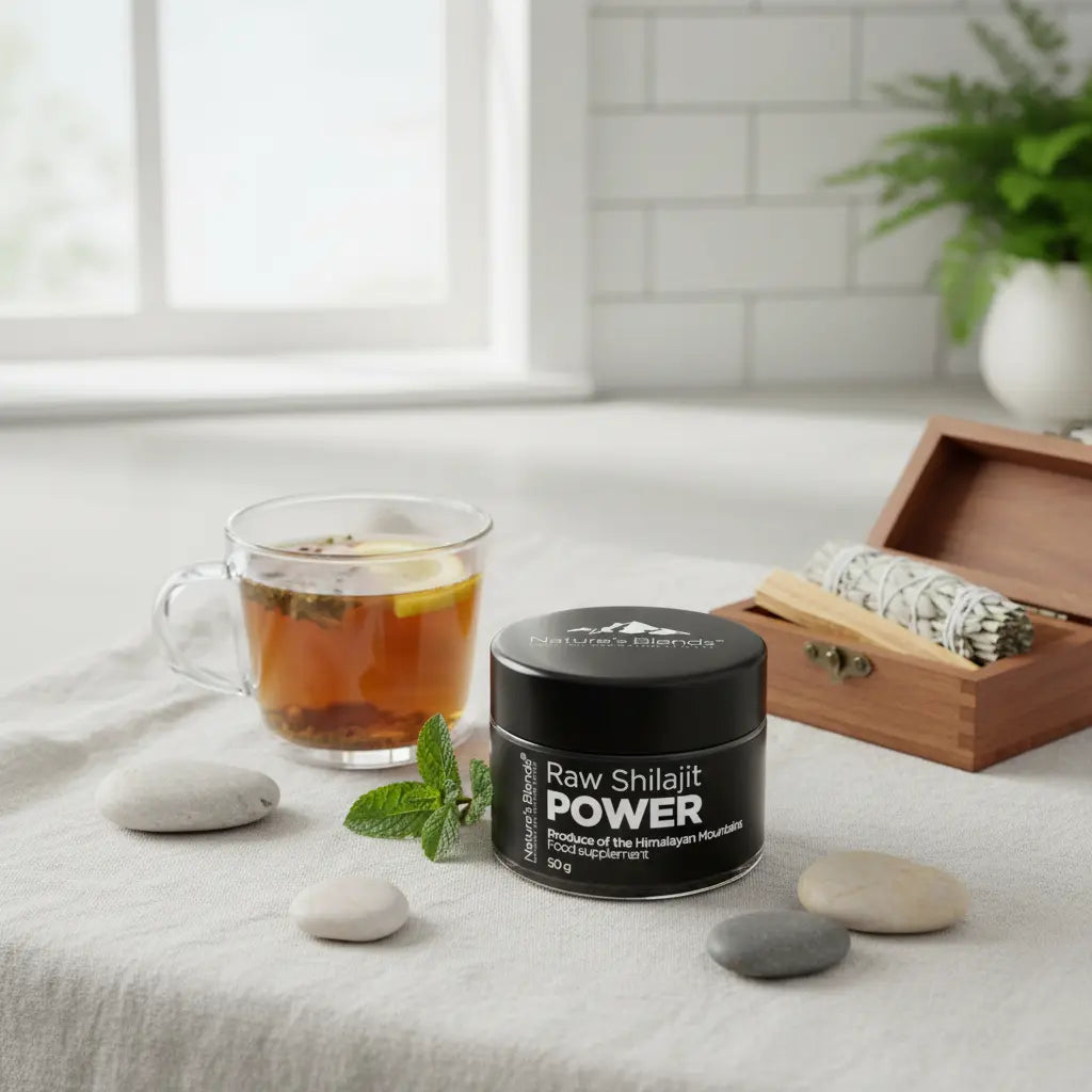 Nature's Blends Raw Shilajit Resin 50g wellness routine – supplement UK
