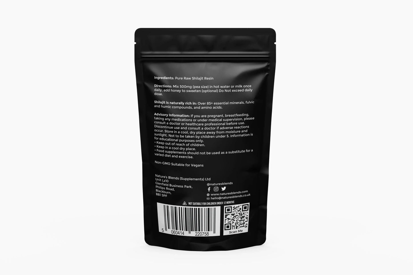 Shilajit | Raw Shilajit Power 10g (Indian Origin) Nature's Blends