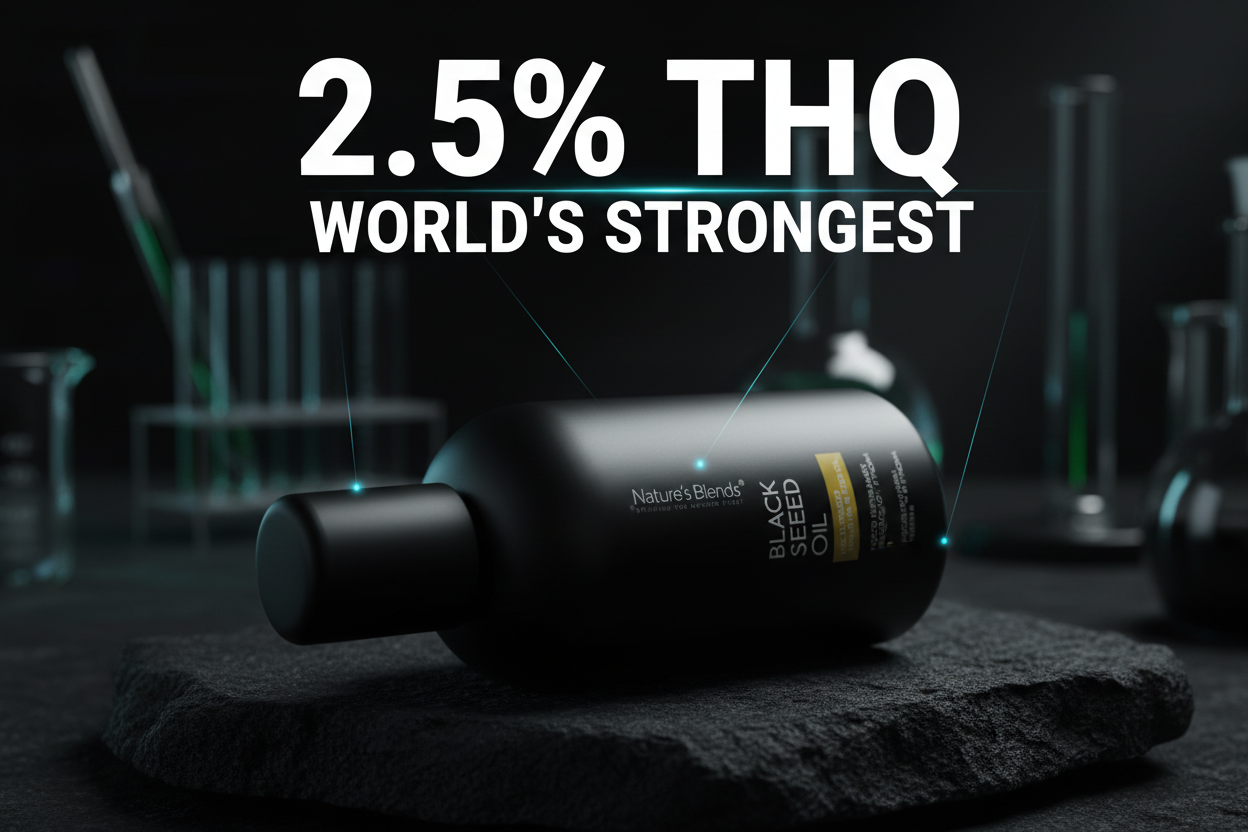 2.5% THQ World's Strongest Black Seed Oil