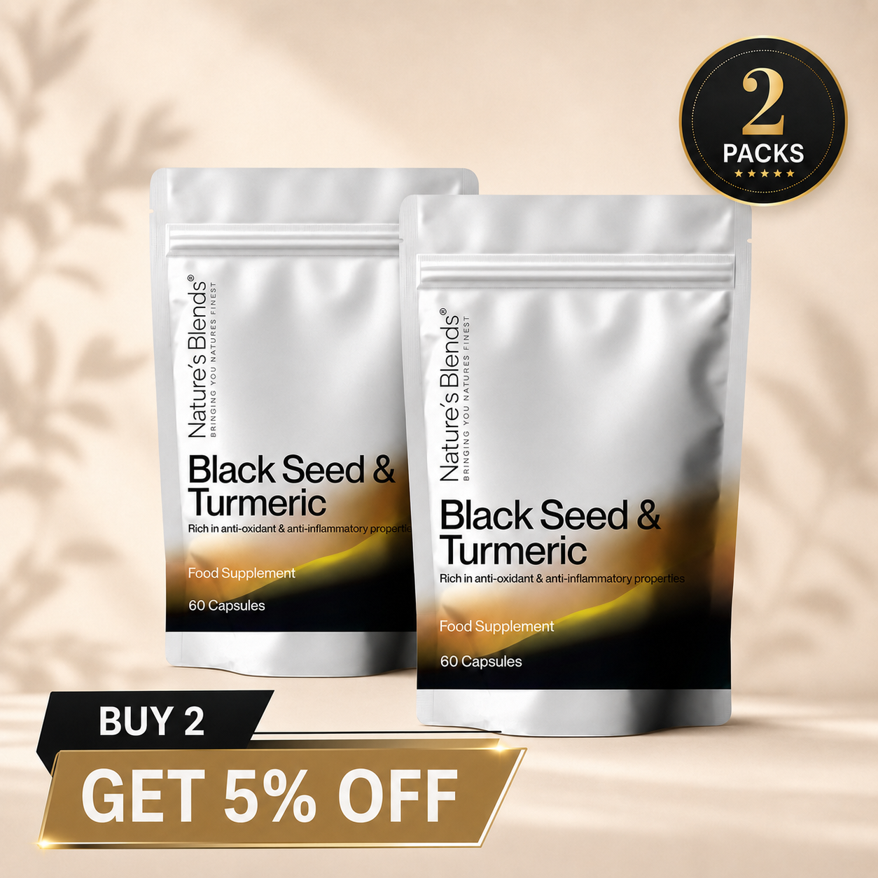 Black Seed & Turmeric Vegan Capsules
