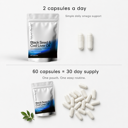 Black Seed Oil & Cod Liver Oil Capsules