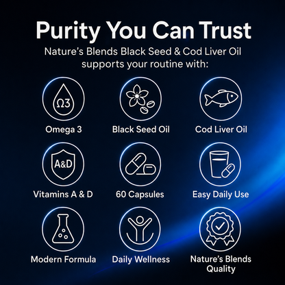 Black Seed Oil & Cod Liver Oil Capsules