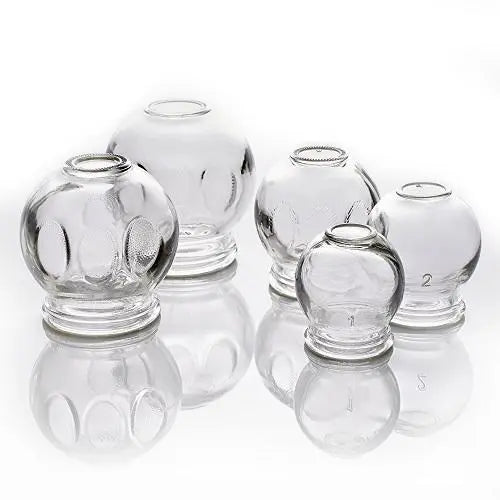 Fire Glass Cupping Set (5 Cups) - Nature's Blends