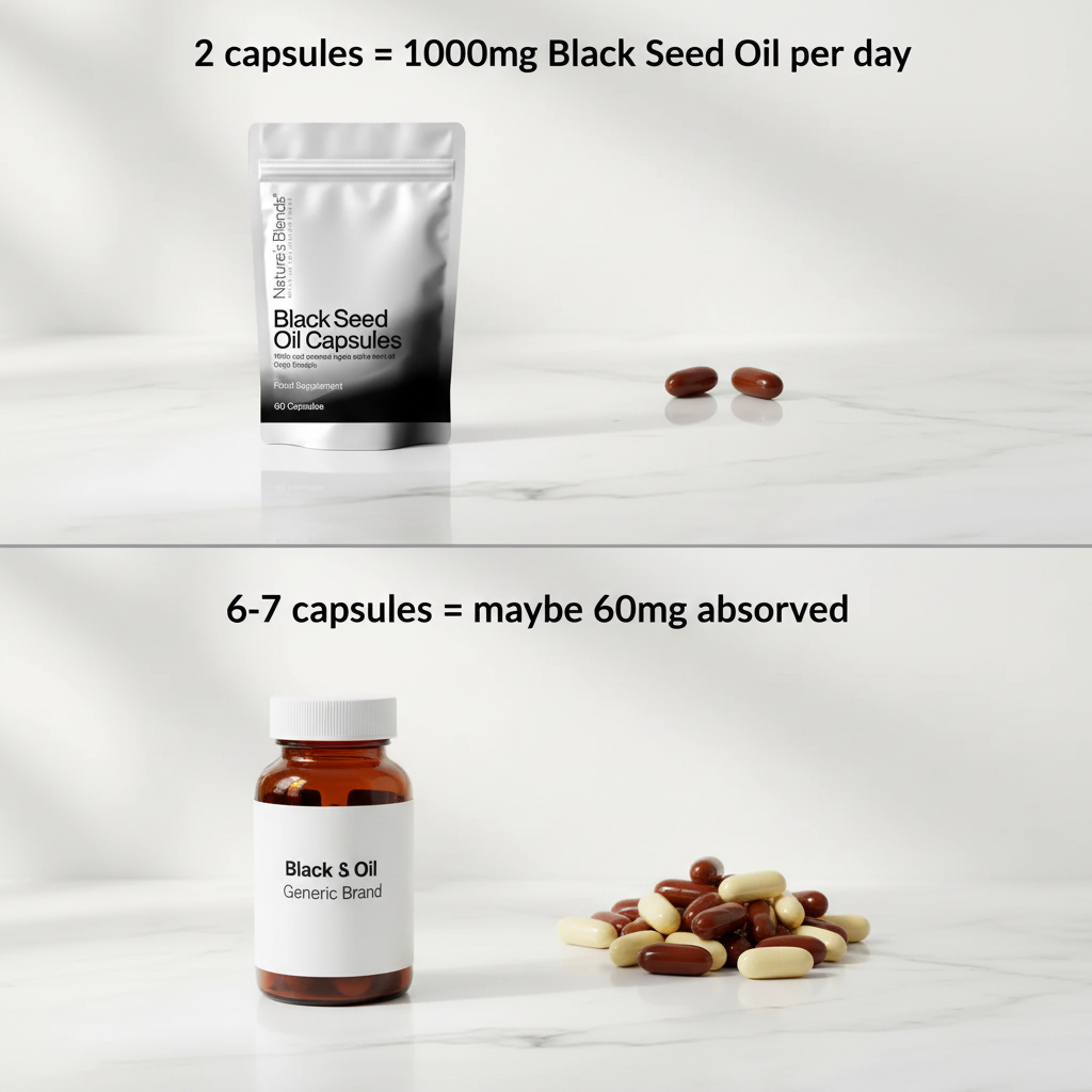 Black Seed Oil Capsules Comparison