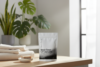 Black Seed Oil Capsules Wellness Lifestyle