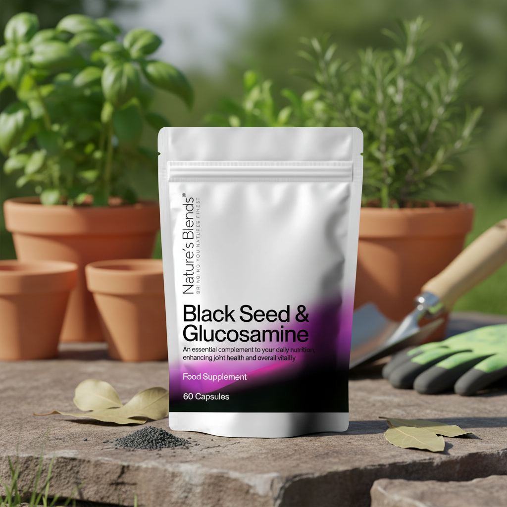 Black Seed Oil & Glucosamine - Garden Herbs