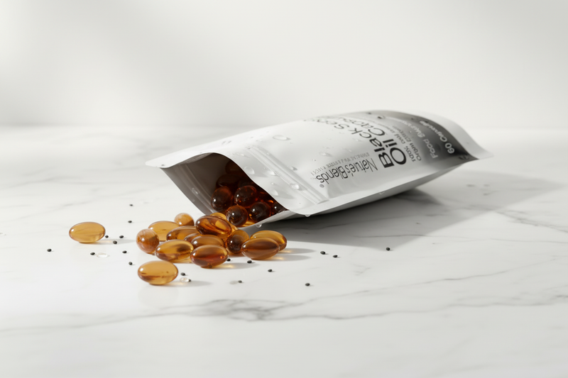 Detailed capsule shot with natural light