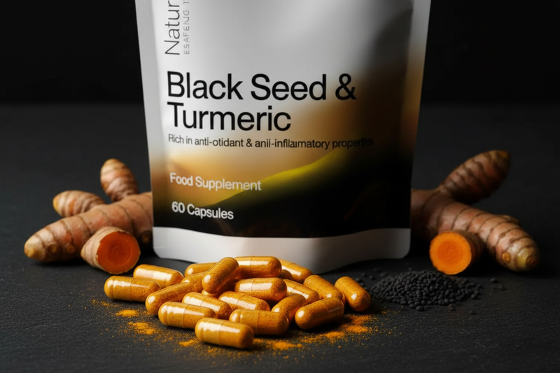 Golden Capsules Display