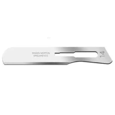 Swann Morton Carbon Steel Surgical Blade | No. 14 | Pack of 100 - Nature's Blends