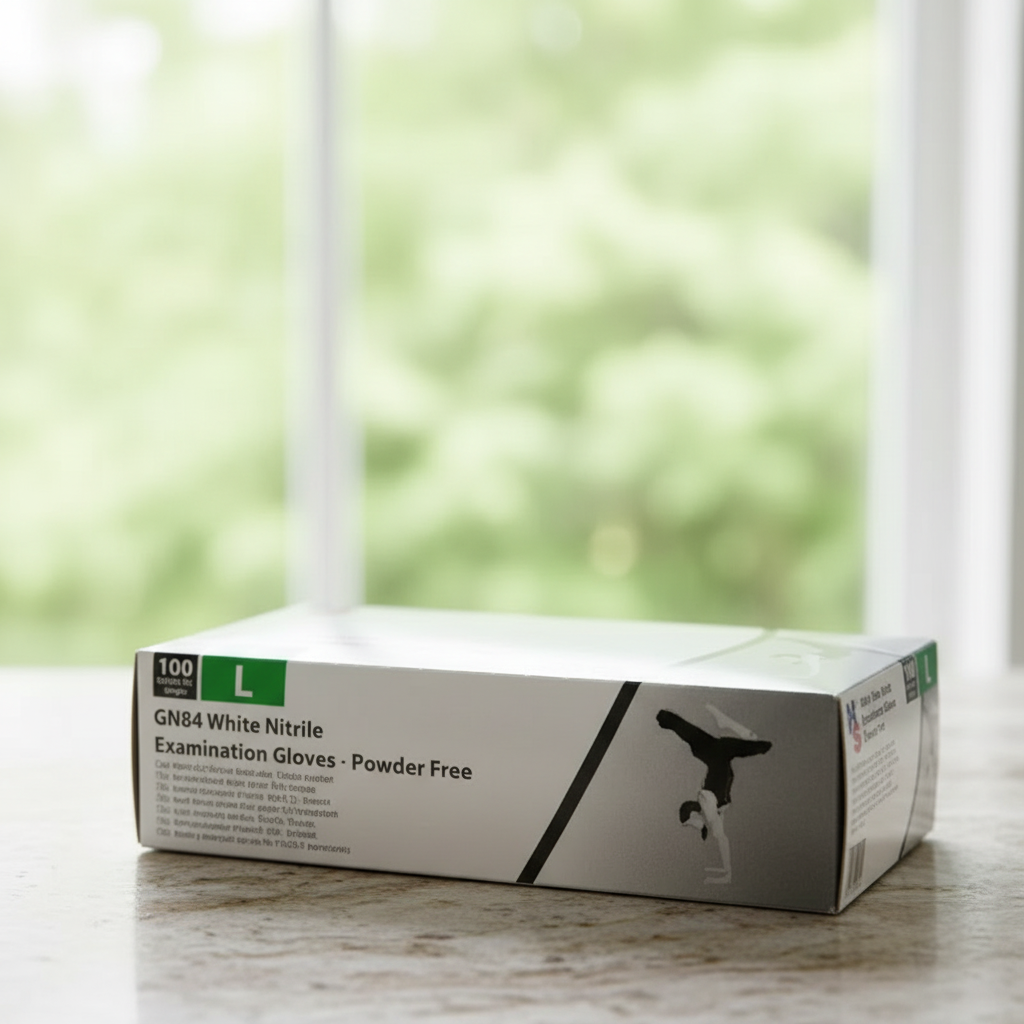 Powder Free Latex Gloves in Clean Setting