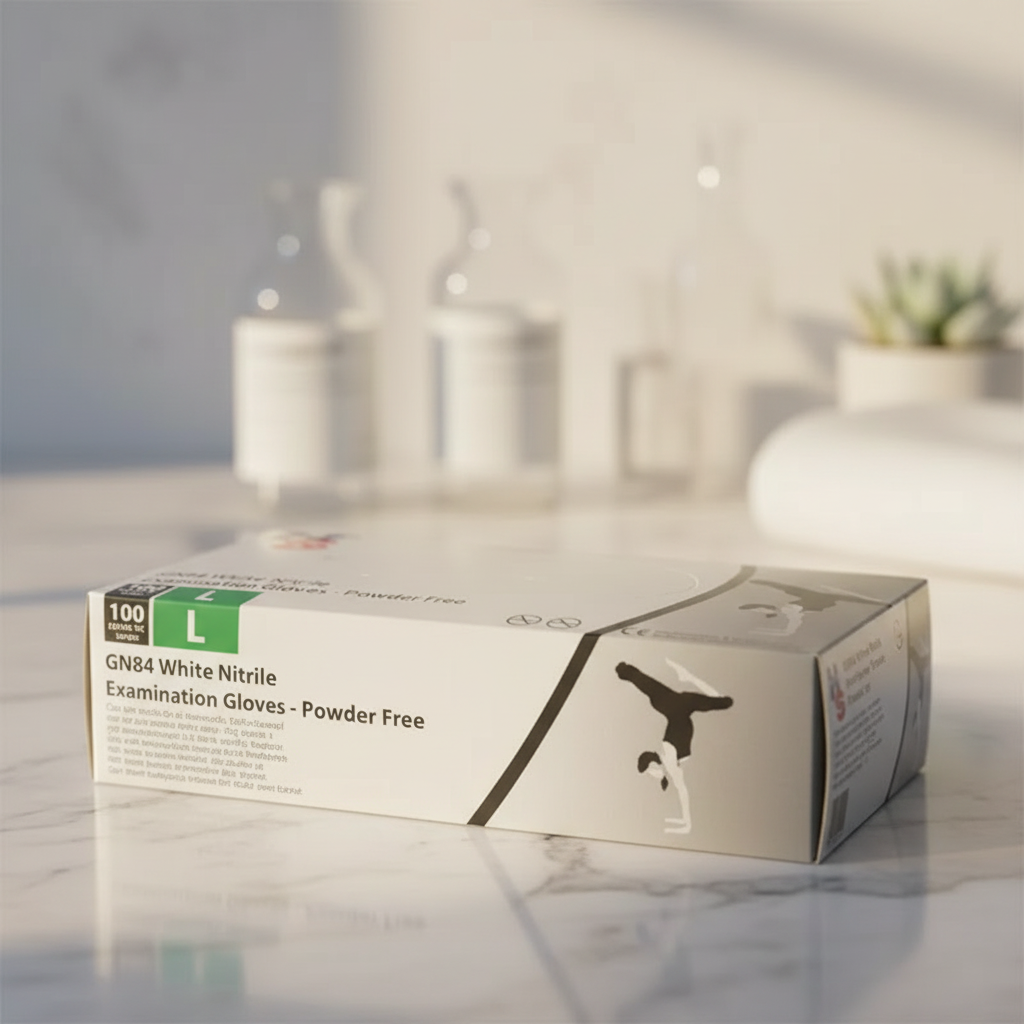 Powder Free Latex Gloves on Marble