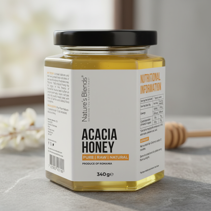 Raw Natural Acacia Honey Close-Up