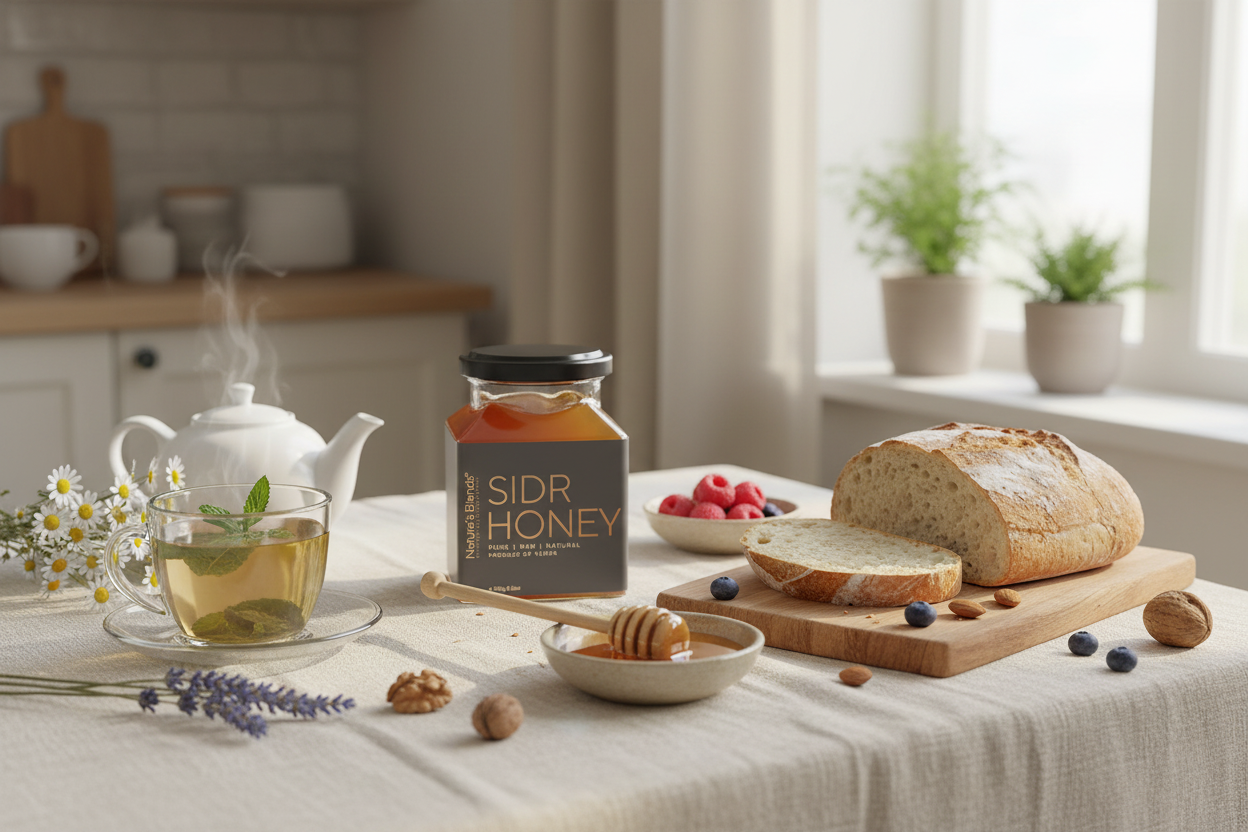 Sidr Honey Breakfast Table
